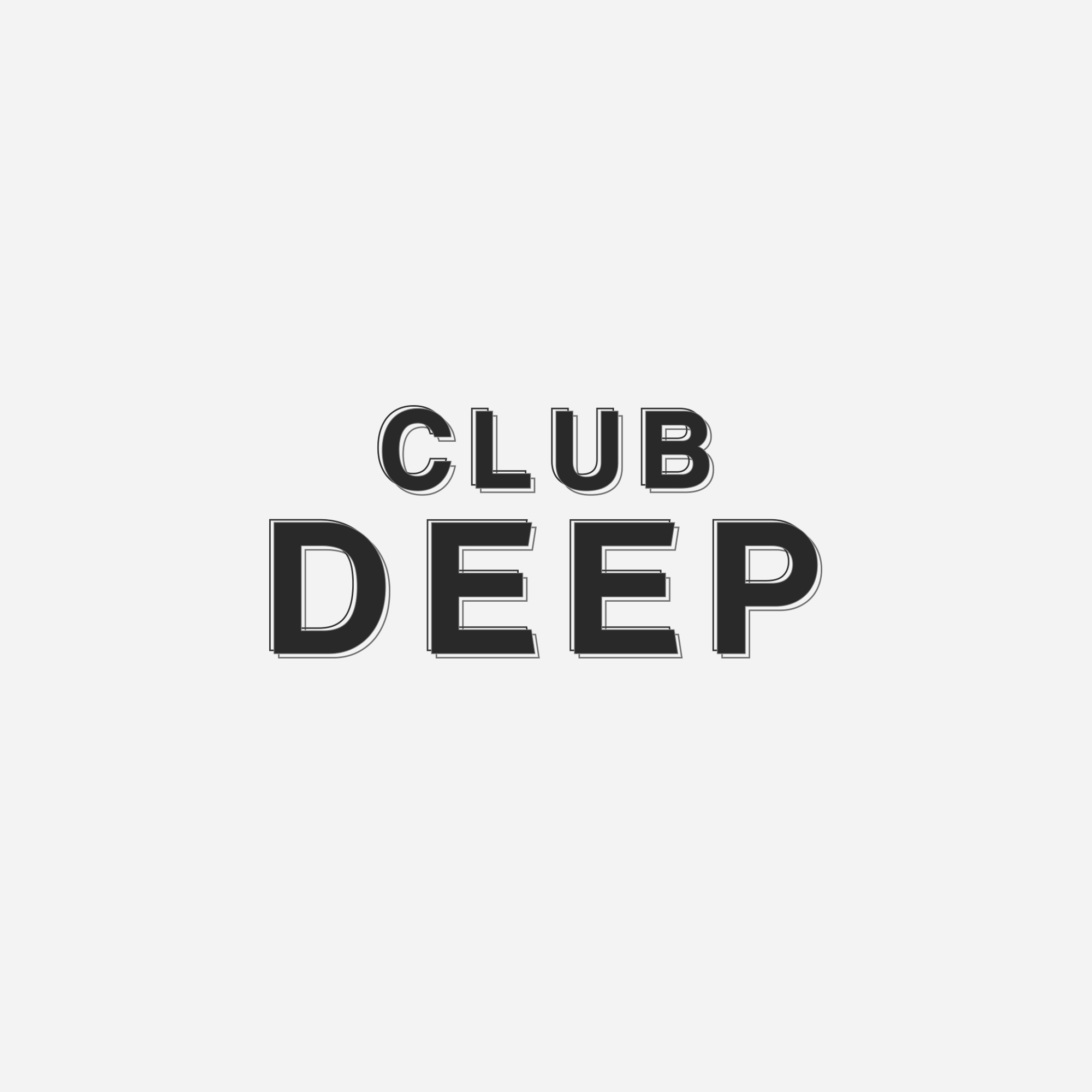 画像未登録時の代替え画像のCLUB DEEPのロゴバナー